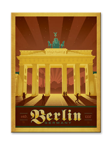 Berlin, Gemany Metal 28x38