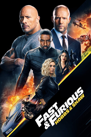 Fast & Furious Presents: Hobbs & Shaw Style C Movie Poster 27 x 40 inch