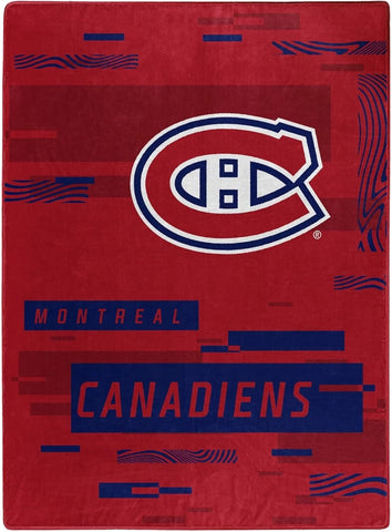 Montreal Canadiens Blanket 60x80 Raschel Digitize Design
