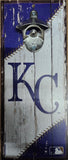 Kansas City Royals Sign Wood 5x11 Bottle Opener Alternate