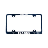 Houston Texans License Plate Frame Laser Cut Blue