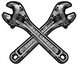 Dads Garage Tools Laser Cut Out Man Cave Metal Sign 14.5×17.5