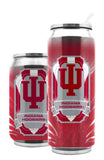 Indiana Hoosiers Stainless Steel Thermo Can   16.9 ounces   Special Order