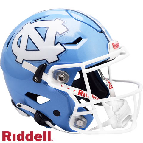 North Carolina Tar Heels Helmet Riddell Authentic Full Size SpeedFlex Style Argyle Stripe  - Special Order