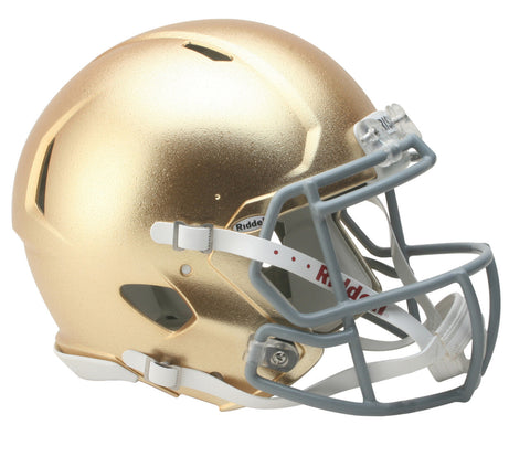 Notre Dame Fighting Irish Helmet   Riddell Authentic Full Size   Speed Style   2016 HydroFx   Special Order