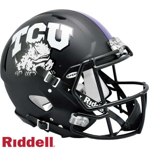 TCU Horned Frogs Helmet Riddell Authentic Full Size Speed Style   Special Order