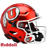Utah Utes Helmet Riddell Authentic Full Size SpeedFlex Style Red - Special Order