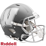 Wisconsin Badgers Helmet Riddell Authentic Full Size Speed Style Slate Alternate