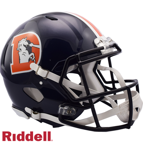Denver Broncos Helmet Riddell Authentic Full Size Speed Style Color Rush   Special Order