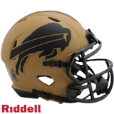 Buffalo Bills Helmet Riddell Replica Mini Speed Style Salute To Service 2023