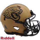 Jacksonville Jaguars Helmet Riddell Replica Mini Speed Style Salute To Service 2023