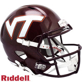 Virginia Tech Hokies Helmet Riddell Replica Full Size Speed Style Maroon - Special Order