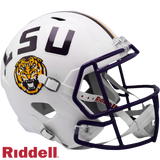 LSU Tigers Helmet Riddell Replica Full Size Speed Style White