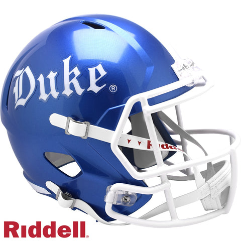 Duke Blue Devils Helmet Riddell Replica Full Size Speed Style Gothic Blue