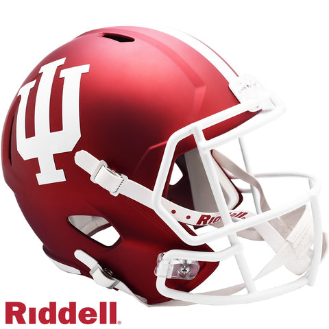 Indiana Hoosiers Helmet Riddell Replica Full Size Speed Style Crimson