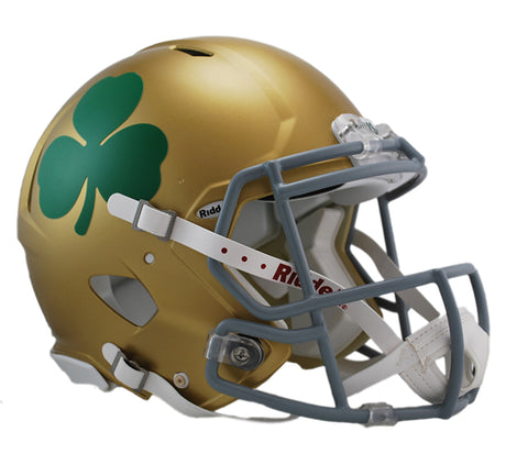Notre Dame Fighting Irish Helmet Riddell Replica Full Size Speed Style 2016 Shamrock - Special Order
