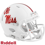 Mississippi Rebels Helmet Riddell Replica Mini Speed Style White
