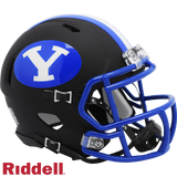 BYU Cougars Helmet Riddell Replica Mini Speed Style Matte Black 2020