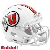 Utah Utes Helmet Riddell Replica Mini Speed Style White