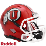Utah Utes Helmet Riddell Replica Mini Speed Style Red