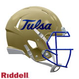 Tulsa Golden Hurricane Helmet Riddell Replica Mini Speed Style Gold