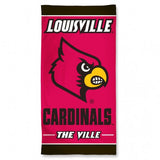 Louisville Cardinals Towel 30x60 Beach Style - Special Order
