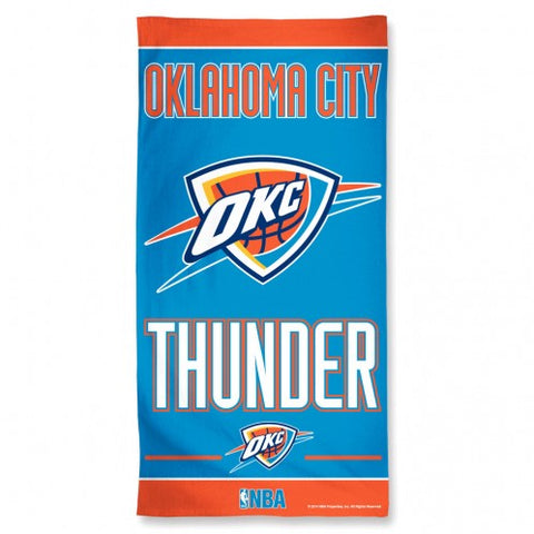 Oklahoma City Thunder Towel 30x60 Beach Style - Special Order