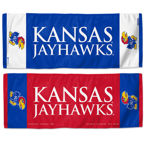 Kansas Jayhawks Cooling Towel 12x30 - Special Order