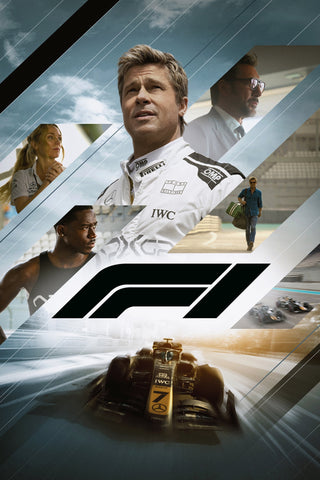 F1 Style C Movie Poster 11 x 17 inch