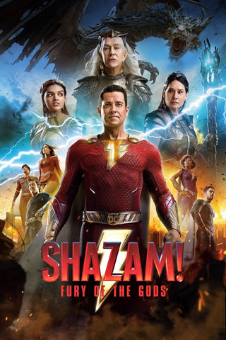 Shazam! Fury of the Gods Style A Movie Poster 27 x 40 inch