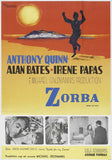 Alexis Zorbas 11 x 17 Movie Poster - Swedish Style A