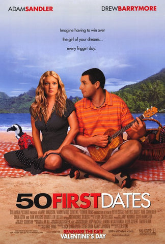 50 First Dates 27 x 40 Movie Poster - Style A