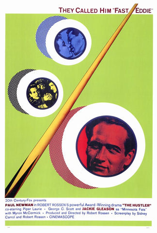 The Hustler 27 x 40 Movie Poster - Style A