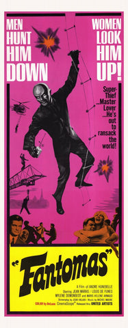 Fantomas 14 x 36 Movie Poster - Insert Style A