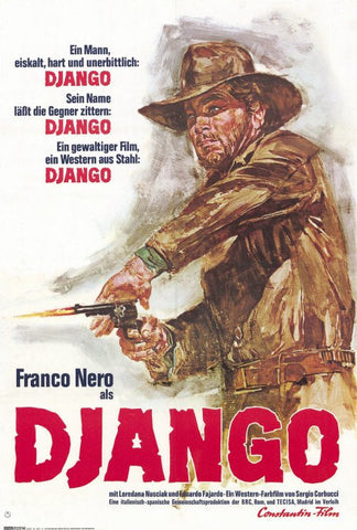 Django 27 x 40 Movie Poster - German Style A