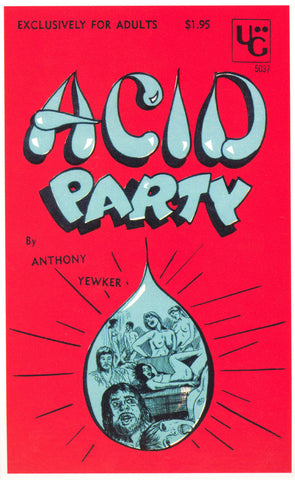 Acid Party 11 x 17 Retro Book Cover Poster