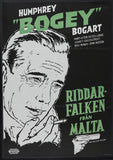The Maltese Falcon 11 x 17 Movie Poster - Swedish Style H