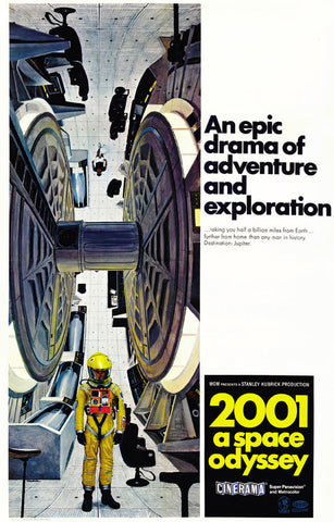 2001: A Space Odyssey 27 x 40 Movie Poster - Style E