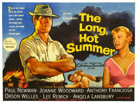 The Long Hot Summer 30 x 40 Movie Poster UK - Style A