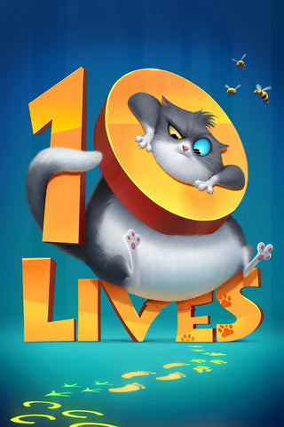 10 Lives Style A Movie Poster 11 x 17 inch