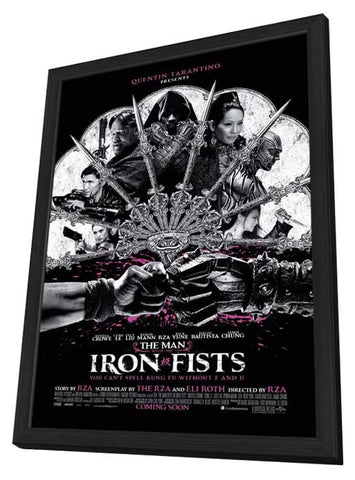 The Man with the Iron Fists 11 x 17 Movie Poster - Style A - in Deluxe Aluminum Frame