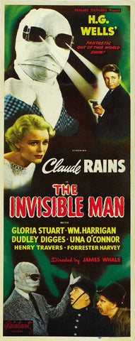 The Invisible Man 14 x 36 Movie Poster - Insert Style A