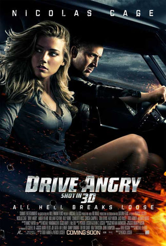 Drive Angry 3D 11 x 17 Movie Poster - Style A