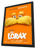 Dr. Seuss' The Lorax 24 x 36 Movie Poster - Style A - in Deluxe Aluminum Frame