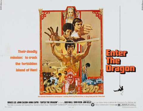 Enter the Dragon 27 x 40 Movie Poster - Style F
