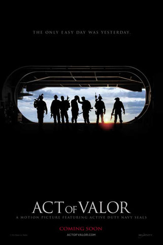 Act of Valor 27 x 40 Movie Poster - Style A
