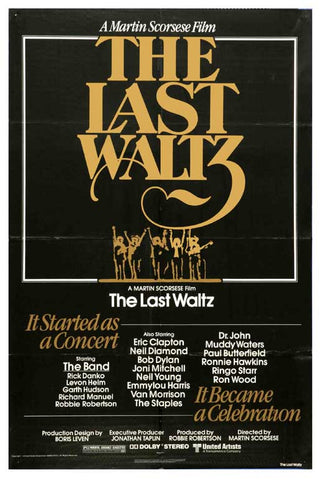 The Last Waltz 27 x 40 Movie Poster - Style A