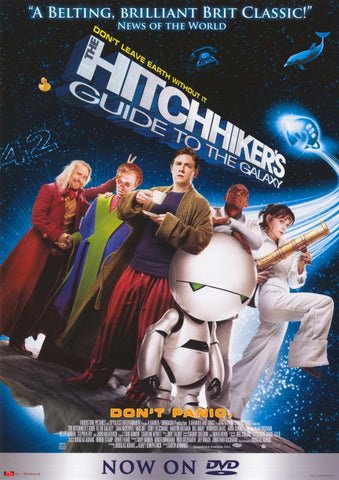 The Hitchhiker's Guide to the Galaxy 11 x 17 Movie Poster - Style B