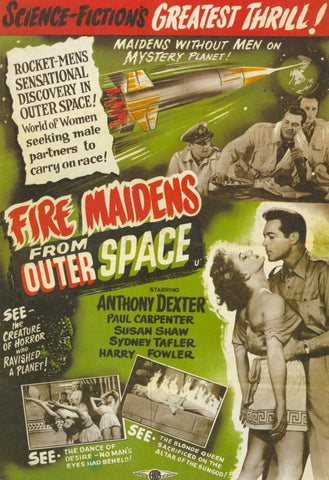 Fire Maidens From Outer Space 11 x 17 Movie Poster - Style B