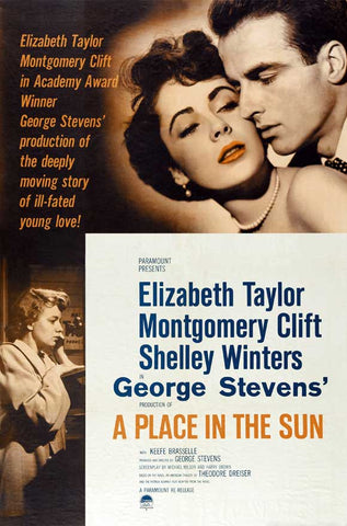 A Place in the Sun 27 x 40 Movie Poster - Style A